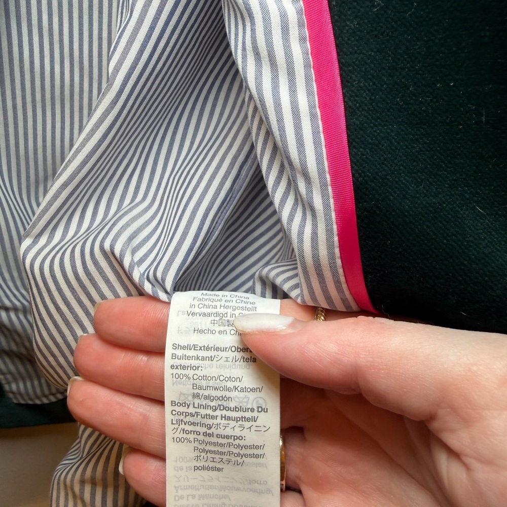 J.Crew Parke Forest Green Velvet Blazer - Picture 5 of 7